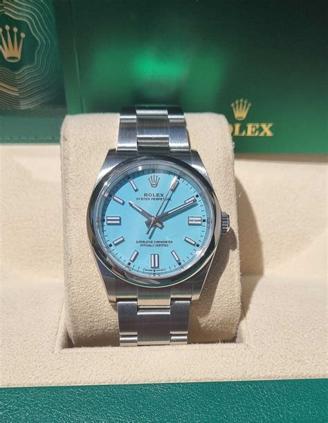 rolex replica tiffany|rolex tiffany blue 36mm price.